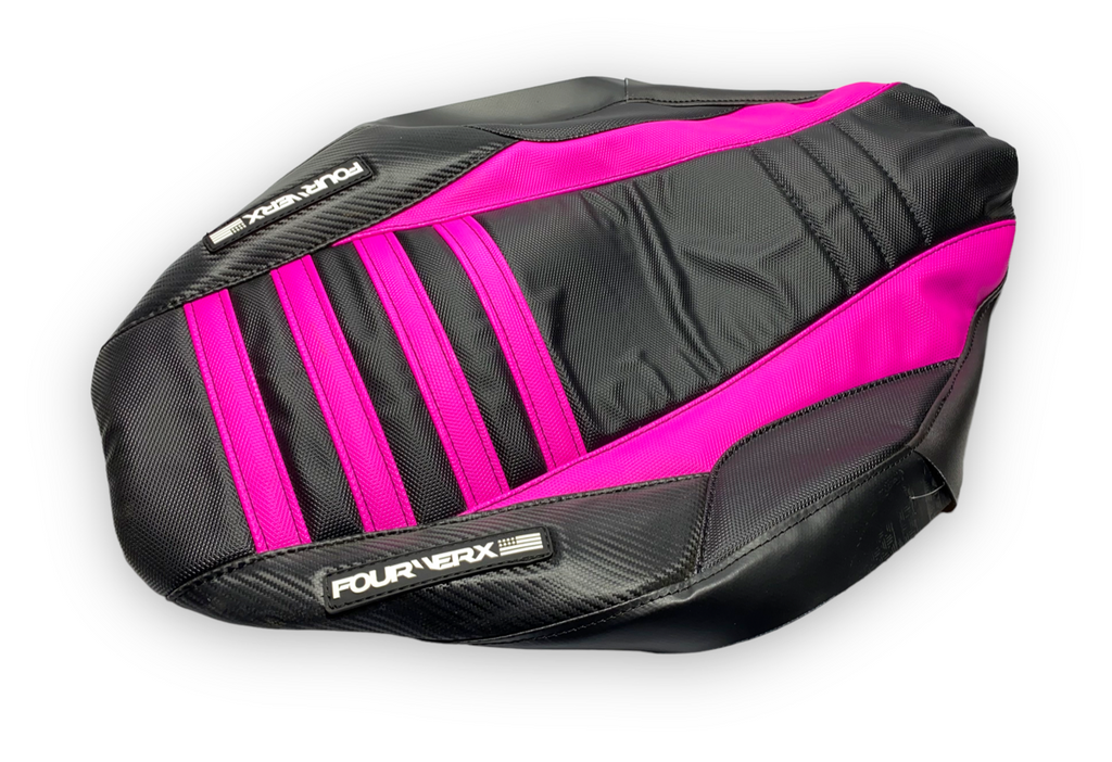 HONDA TRX90 (2006+) SEAT COVER - BLACK / FLO PINK