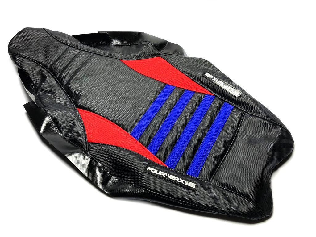 HONDA TRX450R v3 SEAT COVER - BLACK / RED / BLUE